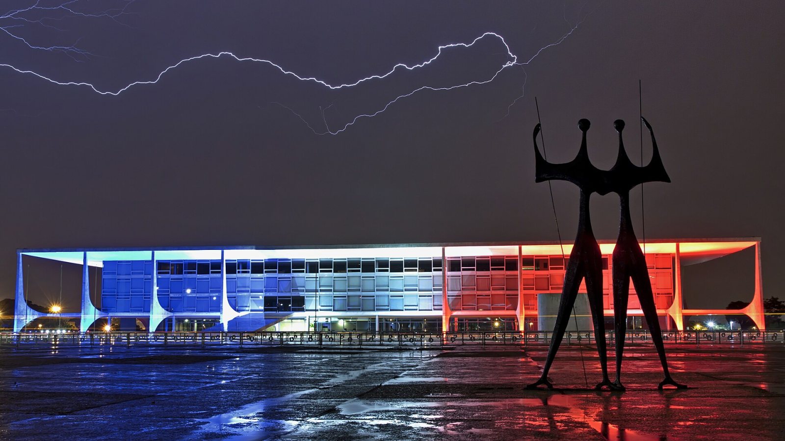 Palacio del Planalto, sede de la presidencia de Brasil, en Brasilia