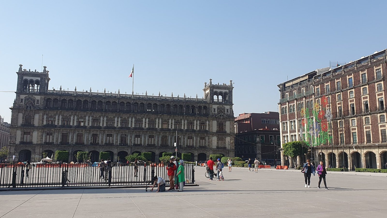 Vista del Zócalo de la Ciudad de México, en una imagen de archivo