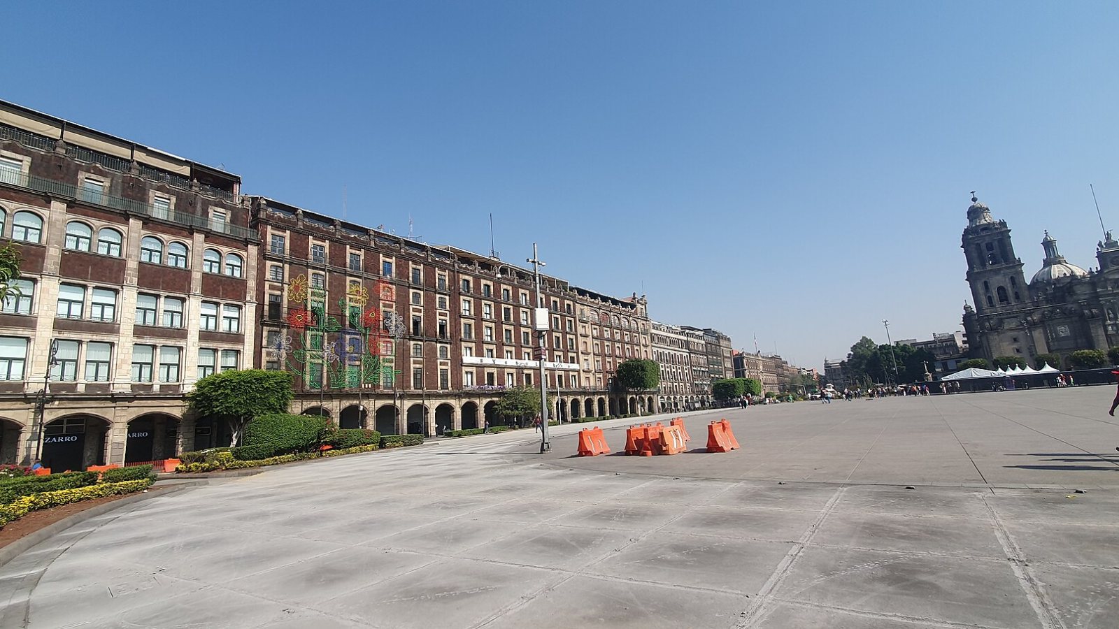 Vista del Zócalo de la Ciudad de México, en una imagen de archivo