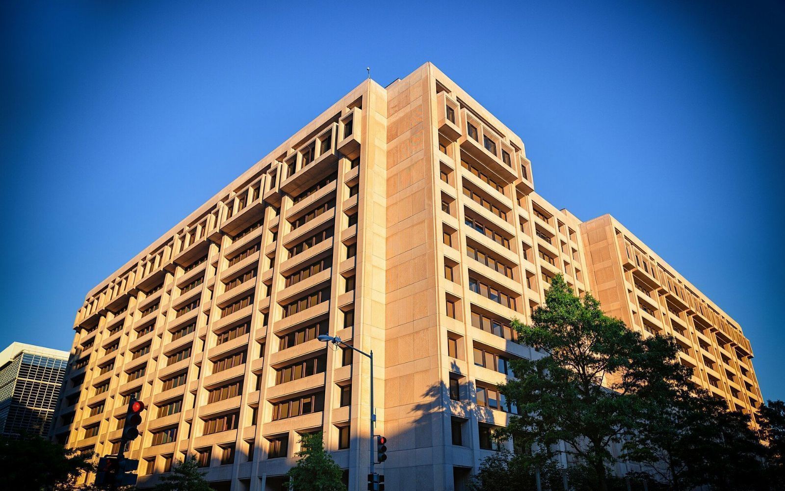 Edificio sede del Fondo Monetario Internacional en Washington D.C.