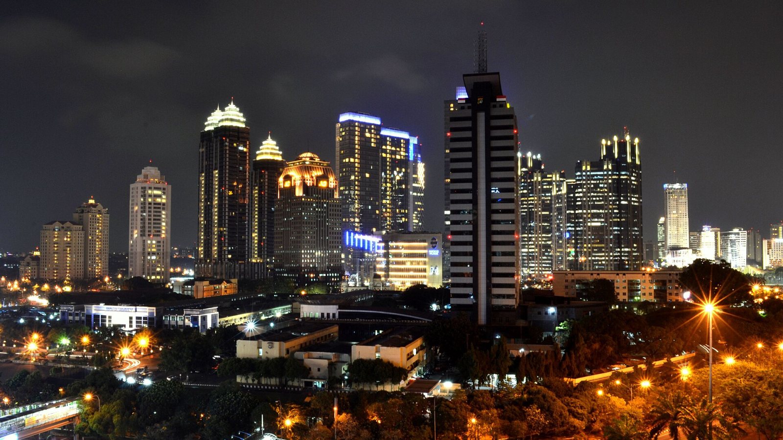 Distrito financiero de Yakarta, Indonesia, en una imagen de archivo