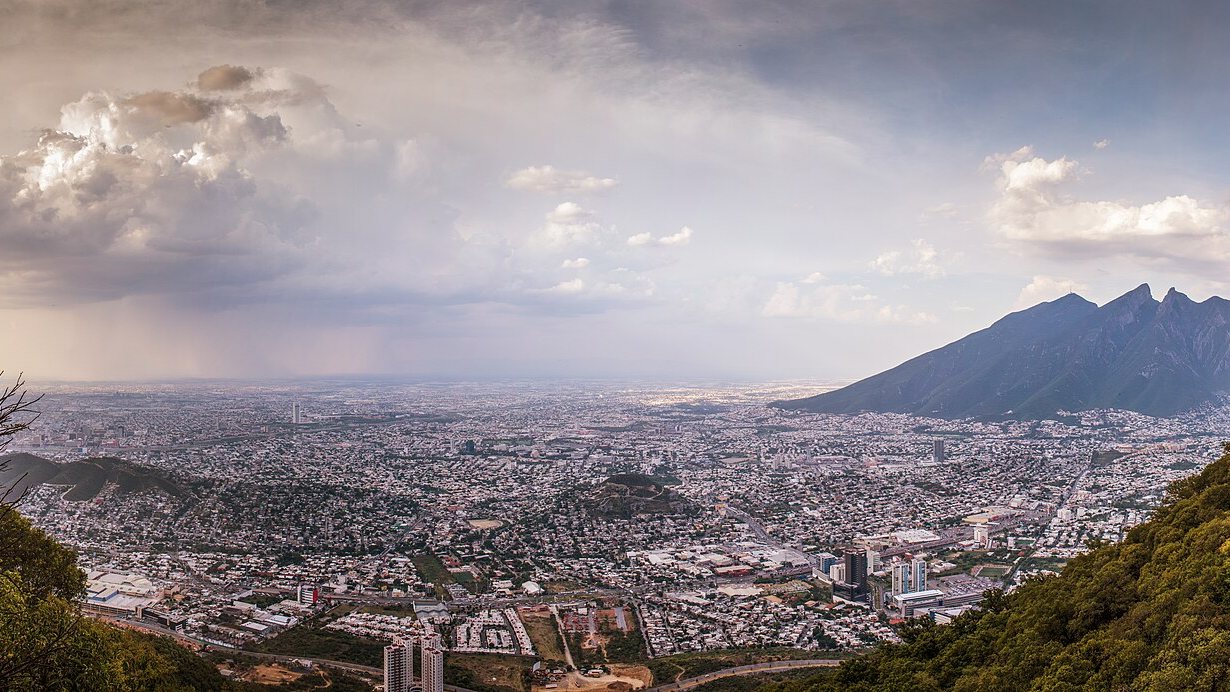 Vista de Monterrey con el Cerro de la Silla, en una imagen de archivo