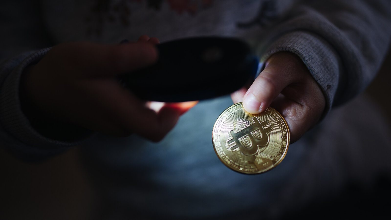 Monedas físicas de bitcoin