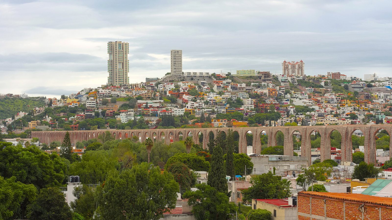 Acueducto de Querétaro, en una imagen de archivo