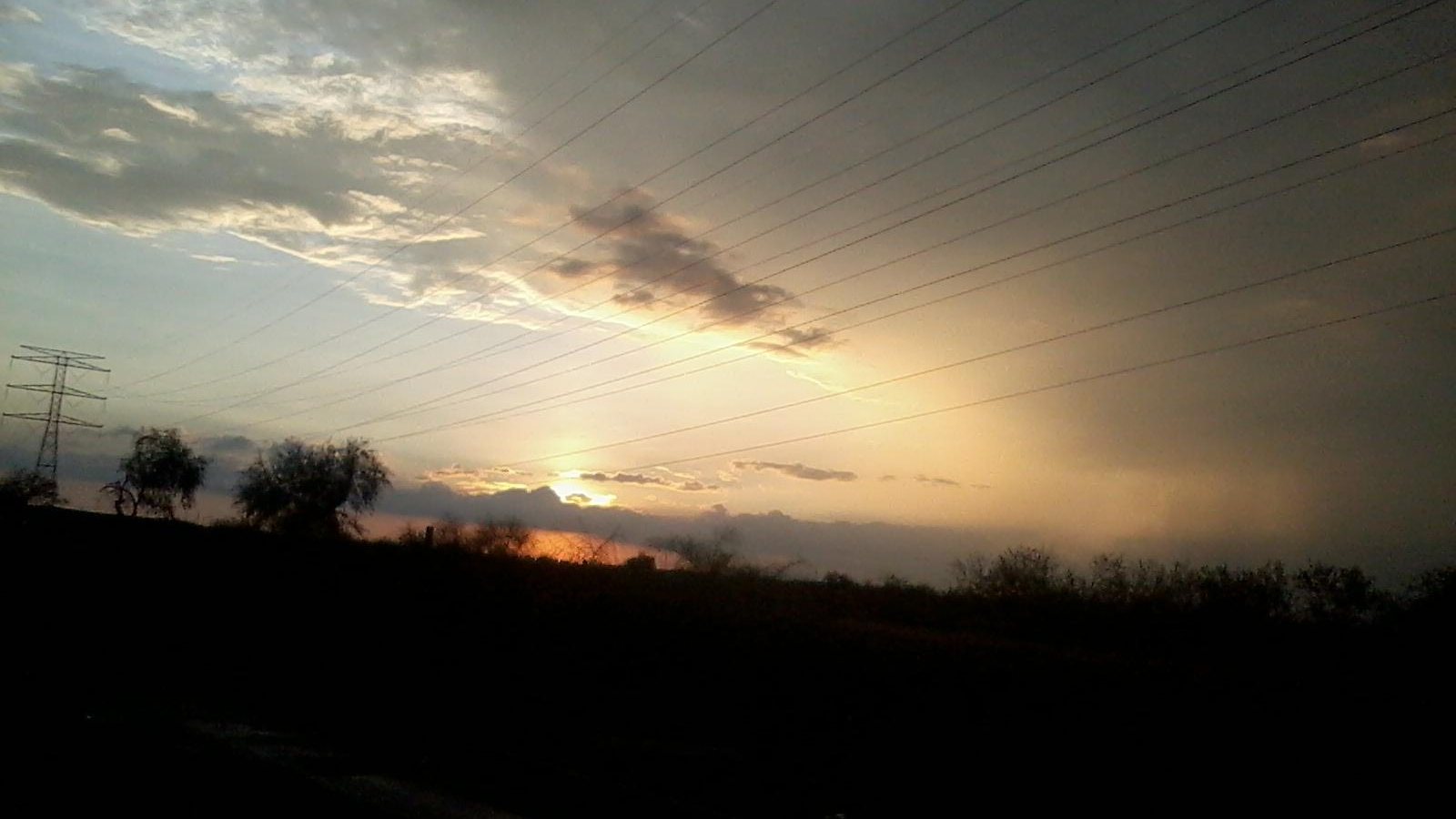 Tarde lluviosa en Hermosillo, Sonora